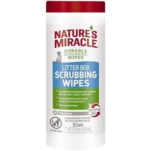 Nature’s Miracle Litter Box Scrubbing Wipes 30Ct