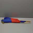 12 Pack Haiti Stick Flags Small 12x18 Inch Haitian Hand Held Flags with 24 Inch Wooden Pole Decorations