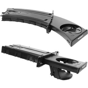 Driver & Passenger Side Cup Holder Compatible with 2006-2013 BMW 3 Series E90 E91 E92 E93 323i 325i 325xi 328i 328xi 330i 330xi 335d 335i 335is 335xi M3 Replace# 51459173463 51459173469 Black