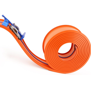 15 Ft Flexible Race Car Track for Diecast 1/64th Cars,Classic Long Rolls Up Portable Racetrack Roll Up Race Track