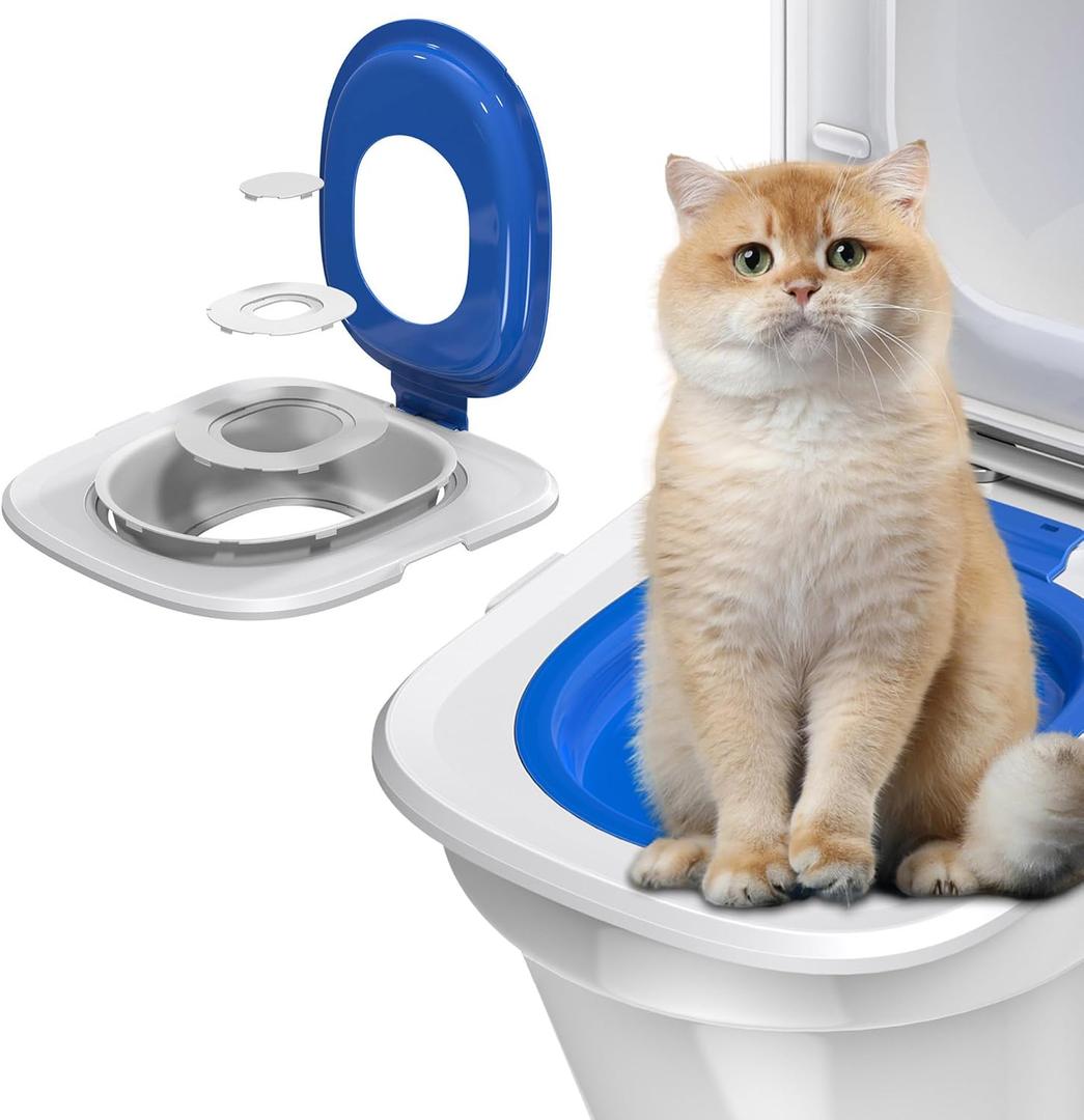 Cat Toilet Trainer Kit | Cat Potty Training Kit | Toilet Training for Cats & Cat Box