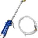 QWORK Air Blow Gun Pneumatic Engine Cleaning Gun with 4Ft Hose, Cleaning Degreaser Sprayer Tool (1 pc)