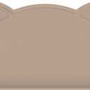 OHMO - Cat Food Mat, Silicone Pet Feeding Mat for Floor Non-Skid Waterproof Dog Water Bowl Tray, Easy to Clean Pet Placemat (20"L x 12"W, Beige)