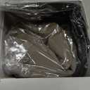 Sunany Travel Pillow, Upgraded Plane Pillow for Long Flights, Inflatable Neck Pillow Used for Airplanes,Cars,Buses,Trains,Office Napping with Eye Mask,Earplugs (Gray) (Medium, Grey (Head Heart-shape&sloping Base))