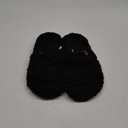 EverFoams Womens Fuzzy Open-toe Slippers Soft Comfy Memory Foam Indoor House Shoes US 9-10