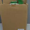 Childom St Patricks Day Party Supplies Decorations,147 Pcs Disposable St Patricks Day Tableware Set with Green Plastic Tablecloth Knives Fork,Paper Plates Napkin Cups for St Patrick's Day Decorations