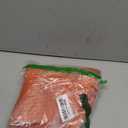 SHACOS Round Placemats Set of 4 for Dining Table Autumn Fall Round Braided Place Mats Washable Non Slip Kitchen Table Mats Decor, Bright Orange