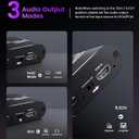 avedio Links HDMI ARC Audio Extractor Converter 4K@60Hz, HDMI to Optical Toslink SPDIF + 3.5mm AUX Jack Stereo Audio Adapter Converter Splitter Inserter Embedder Support HDCP2.2 Digital PCM DTS 5.1