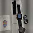 RUIMEN Smart Watches for Men Women (Answer/Make Calls, 2 Bands Included), 1.8" Smartwatch for iOS/Android Phones, Fitness Tracker Heart Rate/Sleep Monitor Digital Watch Waterproof Black