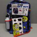 DIY KIT Reboot Backpack 16.5"H x 12.5"W x 5.5"D, 2 Sheets Of Write & Wipe Stickers, 2 Chalk Markers