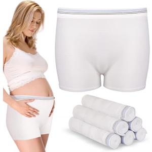 4 Pack Washable Mesh Disposable Postpartum Underwear Panties for Women Hospital Provide Surgical Recovery,Incontinence (L/XL(13-39 in))