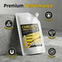 Self Leveling Concrete Crack Filler, Cement Crack Filler, Waterproof & High Elasticity, Concrete Slab Repair for Driveway, Patio, Garage Floor, Sidewalk, Pool Deck (20 oz)