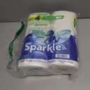Sparkle Tear-A-Square Paper Towels, 2 Double Rolls (220 Sheets Total) - Strong 2-Ply Towels for Kitchen Cleanup and Everyday Messes