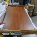Modway Amistad 60" Solid Wood Modern Farmhouse Rectangular Dining Table in Walnut