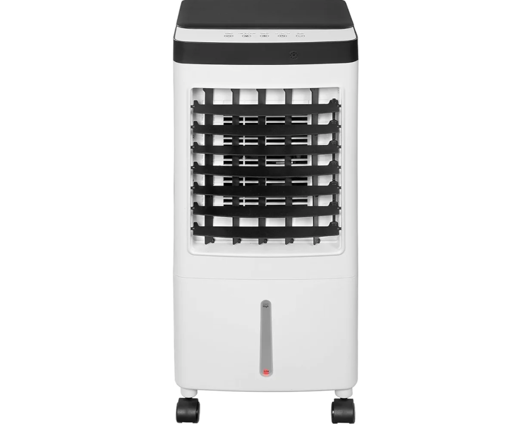 Portable Air Conditioner/Swamp Cooler，evaporative Air Cooler with Cooling, Humidification and Air Circulation，3 Speeds with Remote Control, with Universal Wheels on The Bottom, Easy to Move