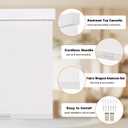 Persilux Window Blinds Cordless Light Filtering Shades for Indoor Windows, Natural Woven Linen Fabric, Privacy Thermal Insulated Roller Shades for Window Shades for Home, Linen Cream 30" W x 72" H