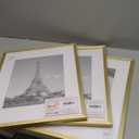 upsimples 16x20 Picture Frame, Display Pictures 11x14 with Mat or 16 x 20 Without, Wall Hanging Poster Frame, Gold, 1 Pack