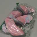 QUMY 4PCS Dog Shoes for Small Dogs, Hot Pavement Summer Puppy Dog Boots & Paw Protectors with Soft Anti-Slip Rubber Sole, Mesh Breathable Dog Booties for Hardfloors, Walking Running Pink Size 3 (size 2: 1.59"x1.18"(L*W))