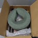 Massage Headrest for Bed with 2 Pillowcases Home Mattress Top Adjustable Massage Table Head Holder for Professional and Home Use with 2 Pack of Removable & Washable Pillowcases (Green & Light Pink)