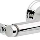 Delta Windemere (1-Pack) Toilet Paper Holder Polished Chrome Tissue Roll Holder for Bathroom Organization and Storage Spring Loaded Toilet Tissue Holder Wall Bathroom Accessories 70050