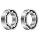 uxcell 2pcs 6006 Deep Groove Ball Bearing, 30 x 55 x 13mm C3 Open Type Chrome Steel Bearings ABEC3(P6)