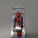 OVERSTEP Watch Band for Garmin Fenix 7/Fenix 7 Pro/Fenix 6/Fenix 6 Pro/Fenix 5/Fenix 5 Plus/Fenix 8 Solar/Amoled 47mm, Silicone Sports Strap for Garmin Quickfit 22 Smartwatch (Red Black)