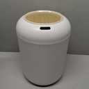 URALFA Motion Sensor Trash Can with Lid, 3 Gallon / 11 L Automatic Bathroom Trash Can, Touchless Trash Bin, Smart Plastic Garbage Can with Removable Legs for Bathroom, Bedroom, Kitchen, Office, White