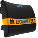 Everlasting Comfort The Original Lumbar Support Pillow for Office Chair - Improves Posture, Promotes Back Pain Relief - Superior Back Support for Gaming and Desk Chairs - Lumbar Pillow for Car, Couch