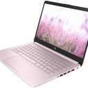 HP Portable 13.8" HD IPS Laptop, Intel Celeron N Processor Up to 2.78GHz, 4GB DDR4, 64GB SSD, HDMI, RJ45, Webcam, Bluetooth, Windows 11, Pastel Pink
