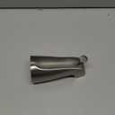 Tub Spout with Pull Down Diverter  Slip-Fit Bathtub Faucet Spout Replacement, 1/2 Copper Pipe Connection, Easy Installation, Universal for Bathroom Shower (Brushed Nickel)