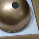 Pendant Lights Kitchen Island, 3-Pack Dome Pendant Light Fixtures with Gold and White Finish Farmhouse Hanging Pendant Light for Dining Room Restaurant Cafe Entryway