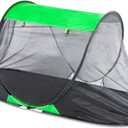 1 Person Pop-up Mosquito Tent for Camping - Breathable & Fine Mesh Camping Bug Screen Net with Carry Bag, 7.5ft Instant Portable Screen Tent for Adults Men Women Summer Hiking, for heights 5'3"- 6'3"