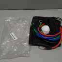 TOBWOLF 4PCS Baseball Exercise Bands with Interchangeable Grips, Baseball Resistance Trainer for Pitching & Throwing, Training Aid for Baseball Softball Pitchers to Build Arm Strength, Warm-Up