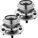 JLEO 515001 (Pair) Front Wheel Bearing Hub Assembly Fits for Chevy Blazer 1992-1994,for GMC Yukon,for Chevrolet GMC K1500 1988-1994,for Chevrolet GMC K2500 Suburban Non-ABS