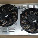 Radiator Electric Fan + Shroud + Relay Compatible with 1970-1981 Chevy Camaro Monte Carlo G-Body