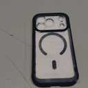 Miracase Magnetic for iPhone 17 Pro Case 6.3" [Compatible with MagSafe] Full-Body Phone Case with Built-in Glass Screen Protector & Camera Control,Drop Proof iPhone 17 Pro Cover, Dark Blue