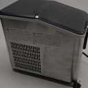 Aeitto Ice Maker Countertop 26lbs/24H, Ice Machine 8 Ice Cubes Ready in 6 Mins, 2 Sizes of Bullet Ice Portable Ice Makers with Basket & Scoop, Auto Self-Cleaning for Home/Kitchen/Office Stainless