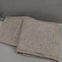 Joydeco 100% Blackout Curtains for Bedroom - Natural Linen Curtains, Thermal Insulated Linen Light Blocking Drapes, Rod Pocket & Back Tabs (Linen, 52" W x 90" L (Pack of 2))