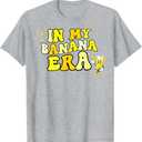 Retro Bananas In My Banana Era T-Shirt, 2X