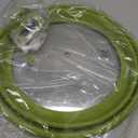 Microwave Splatter Cover Vented Glass Splatter Guard Lid with Collapsible Silicone for Food as Pot Cover 11.8 inch Large Plate for 6 7 8 9 10 11 inch Plate Bowl (Green)