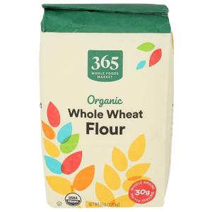 365 by Whole Foods Market, Organic 100% Whole Wheat Flour, 80 Ounce (EXP 10/11/25)