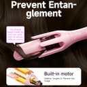 TSUYAGLA Automatic Curling Iron,1 1/4 inch Hair Curler with 3 Temperatures, 10S Fast Heating, 2-Way Rotation, 30 Min Auto Shut-Off, 500 Million Ionic, Anti-Scald-Tangle for Long Hair
