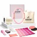 Axene At Home Pilates Kit for Women - Premium Set - Ring, Natural Latex Bands, Leak-Proof Ball, Socks & Carry Bag