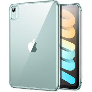 ESR for iPad mini 7 A17 Pro Case, iPad mini 7th/6th Generation Case (2024/2021), Slim and Light, Shock and Drop Protection, Yellowing Resistant, Supports Pencil Pro & Pencil (USB-C), Blue Clear