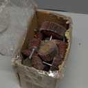 40 Pack 1/4" Abrasive Flap Wheel Sander Set, Rocaris 80 Grit Aluminum Oxide Flap Wheels Cone Shape Sanding Wheel