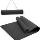 Ewedoos Eco Friendly Yoga Mat with Alignment Marks TPE Yoga Mat Non Slip Hot Yoga Mat Thick 1/4'' Anti-Tear Surfaces Exercise Mats for Home Workout Fitness Pilates
