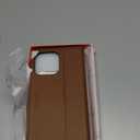 SHIELDON Wallet Case for iPhone 16 Pro Max 6.9", Genuine Leather Folio Magnetic Kickstand RFID Blocking Credit Card Holder Protection Cover Compatible with iPhone 16 Pro Max - Saddle Brown