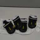 QUMY Dog Shoes for Large Dogs, Medium Dog Boots & Paw Protectors for Winter Snowy Day, Summer Hot Pavement, Water-Resistant in Rainy Weather, Outdoor Walking, Indoor Hardfloors Skid-Resistant Sole (Size 6: 2.6''x3.0''(W*L) (Pack of 4))