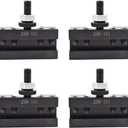 WFLNHB AXA 4Pcs #1 Quick Change 250-101 Tool Post Turning and Facing Holder Fit for Swing Dia 12 Inch 250-111 or 250-100