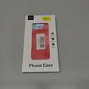 Compatible with iPhone 16 Pro Phone Case with Tempered Glass Screen Protector - 3 in 1 Shockproof Shock-Resistant Drop Protection Non-Slip Protective Case for Apple iPhone 16 Pro 6.3" (RedBlack)